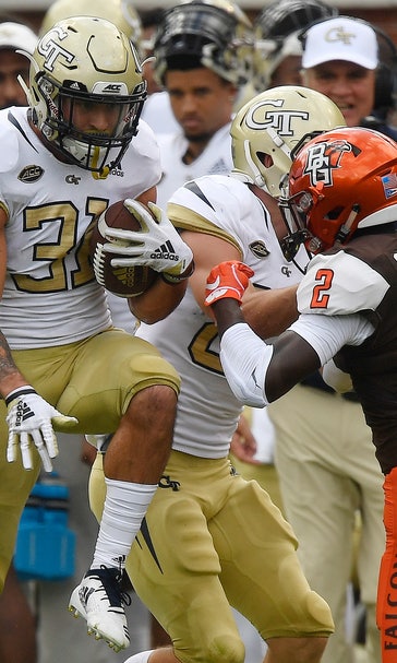 Georgia Tech rushes for 372 yards, tops Bowling Green, 56-17